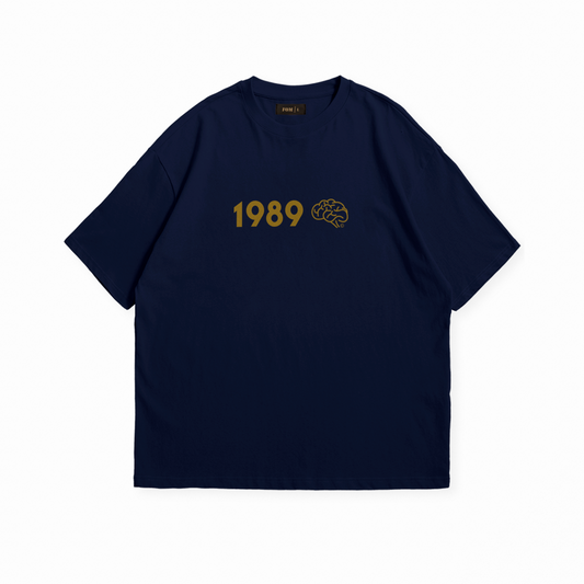 BORN Oversize Navy Tee