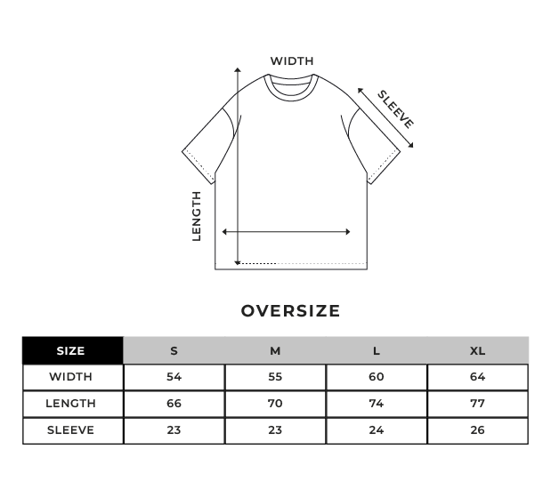 BORN Oversize Good Gray Tee